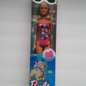 Mattel Barbie‎ Water Play Blonde Beach Doll NEW